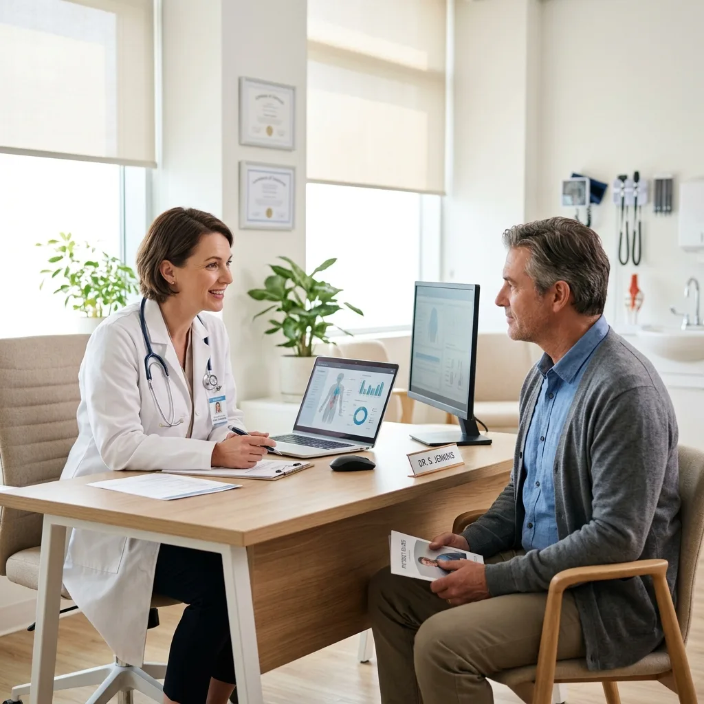 Clinical consultation and doctor-patient discussion