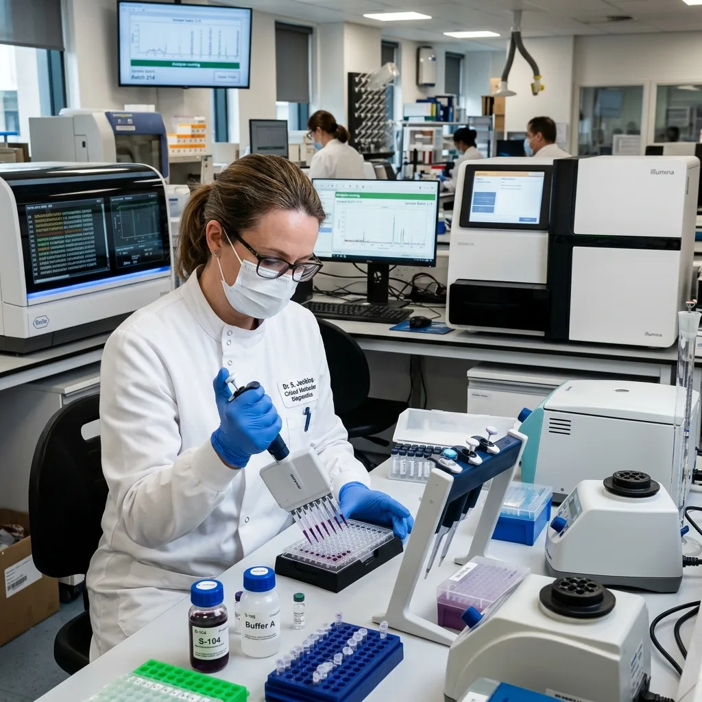 Modern clinical laboratory testing facility